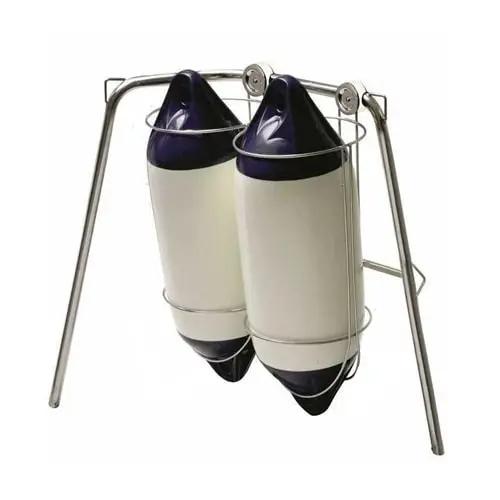 CESTELLO PORTA PARABORDO IN ACCIAIO