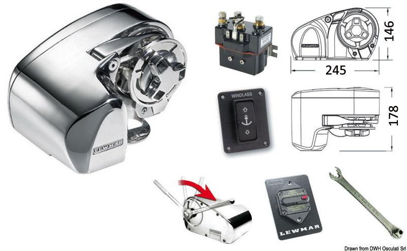 Barbotin 6 mm per Lewmar Pro-Series