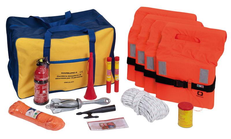 Kit marsupio 6 persone entro 6 miglia, senza razzi